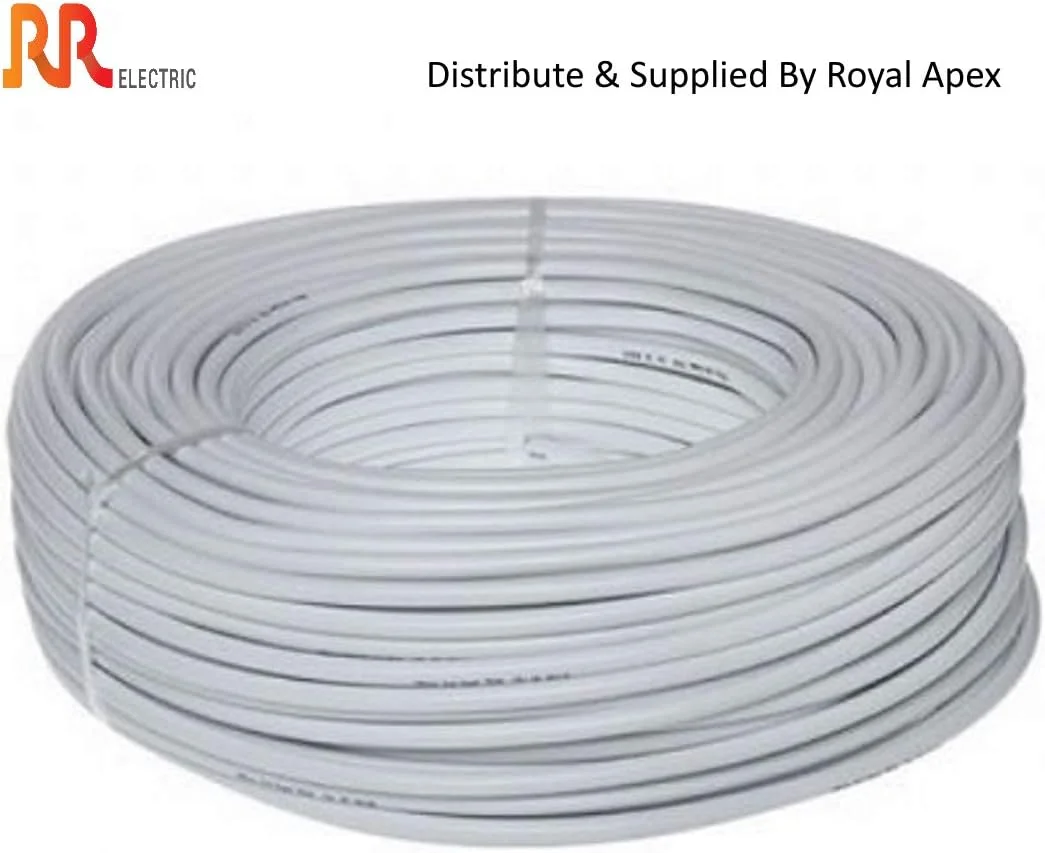 کابل های انعطاف پذیر چند رشته ای مسی خالص RR | هادی الکترولیتی سه گانه تا 105 درجه سانتیگراد سیم پنل الکتریکی مقاوم در برابر آتش | مطابق با BS6231 ISO9001 CE رول 100 یاردی (90 متری) (2.5 میلی متر، سفید) کابل های انعطاف پذیر چند رشته ای مسی خالص RR | هادی الکترولیتی سه گانه تا 105 درجه سانتیگراد سیم پنل الکتریکی مقاوم در برابر آتش | مطابق با BS6231 ISO9001 CE رول 100 یاردی (90 متری) (2.5 میلی متر، سفید)