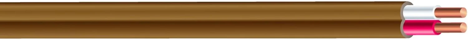 سیم ترموستات 2 رشته ای Southwire 64162122، سیم مسی جامد 18 گیج، کابل مدار قدرت کلاس 2، قهوه ای سیم ترموستات 2 رشته ای Southwire 64162122، سیم مسی جامد 18 گیج، کابل مدار قدرت کلاس 2، قهوه ای