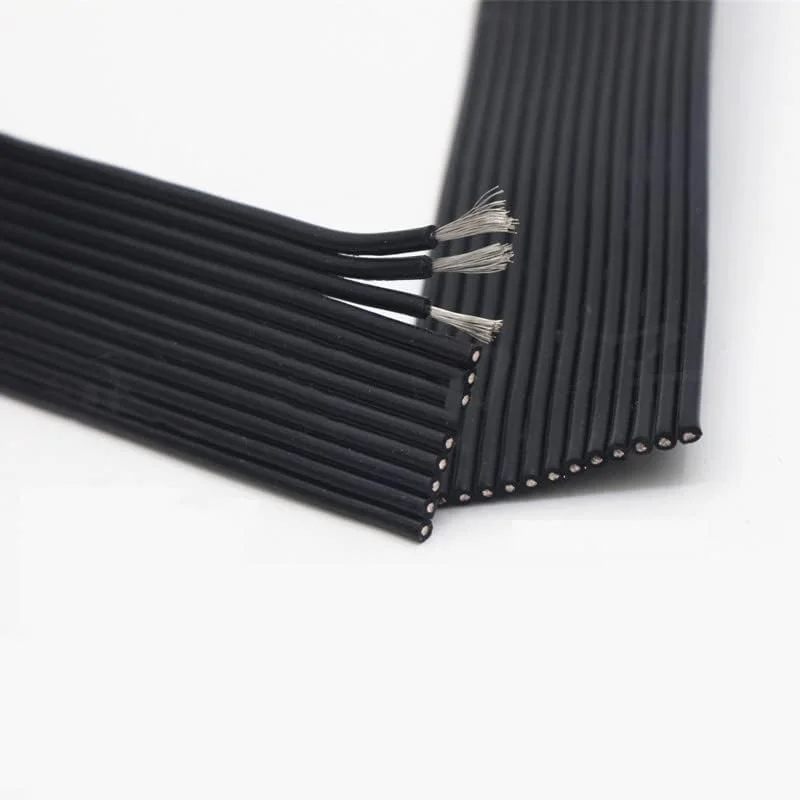 AETOOL - Improv - کابل سیلیکونی 24 22 20 АWG 2 3 4 5 6 8 P خط اتصال هواپیمای مدل سیم مسی قلع اندود موازی 30 28 26 AWG سیم نرم (28 AWG 10 متر)