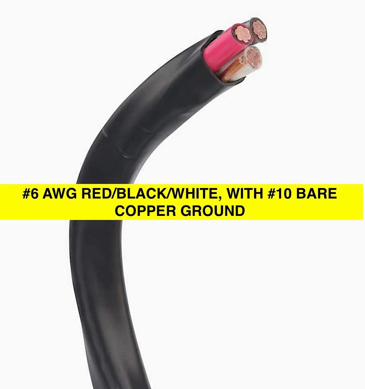 سیم برق مسی آریزونا الکتریکال سلوشنز 7.6 متری 6/3 نوع NM-B. #6 ای دبلیو جی، 3 رشته با سیم ارت. روکش عایق مشکی سیم برق مسی آریزونا الکتریکال سلوشنز 7.6 متری 6/3 نوع NM-B. #6 ای دبلیو جی، 3 رشته با سیم ارت. روکش عایق مشکی