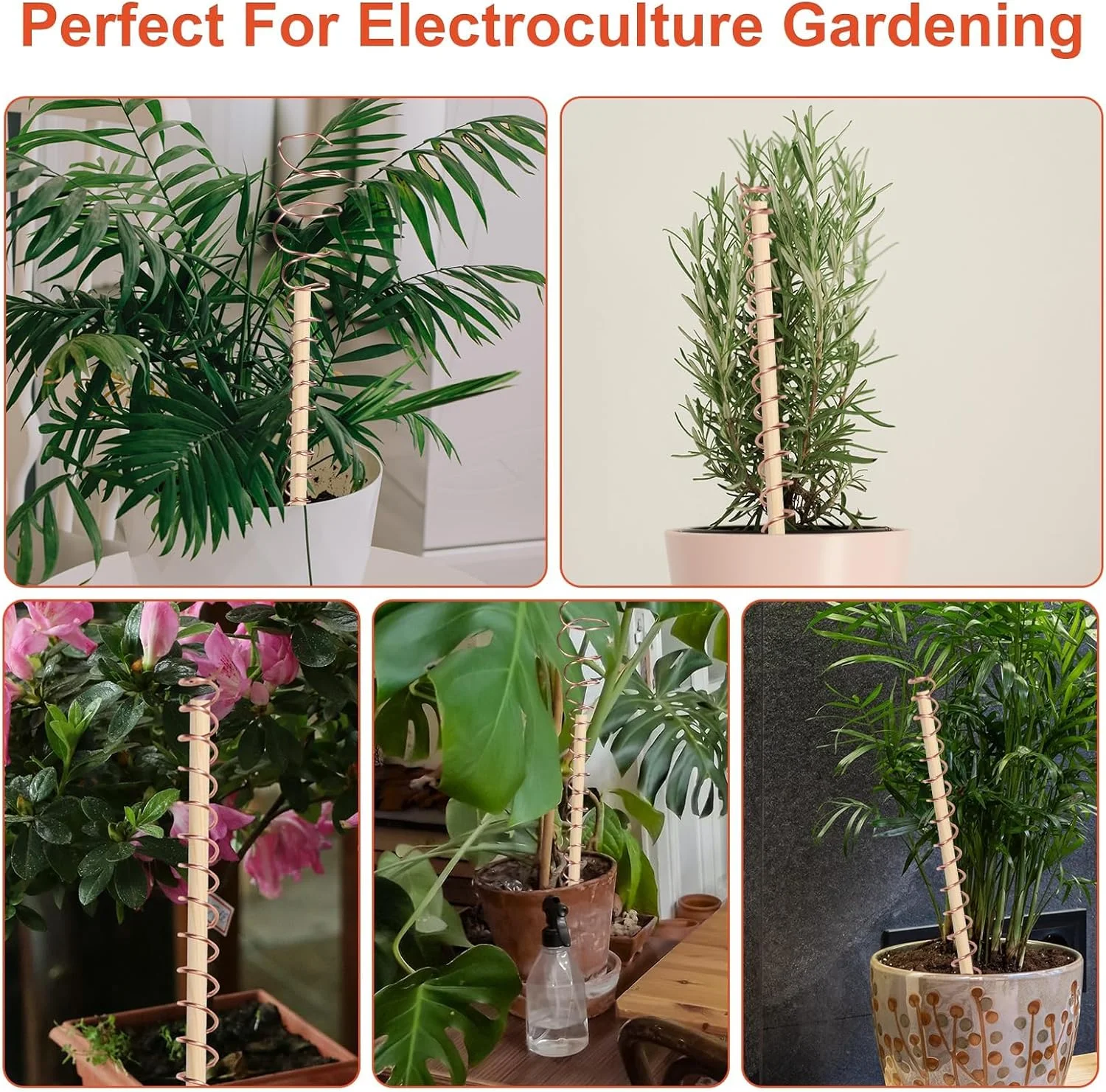 سیم مسی باغبانی بوکلا، 20 متر سیم مسی خالص گیج 16، مس نرم 99.9% برای رشد گیاهان و سبزیجات