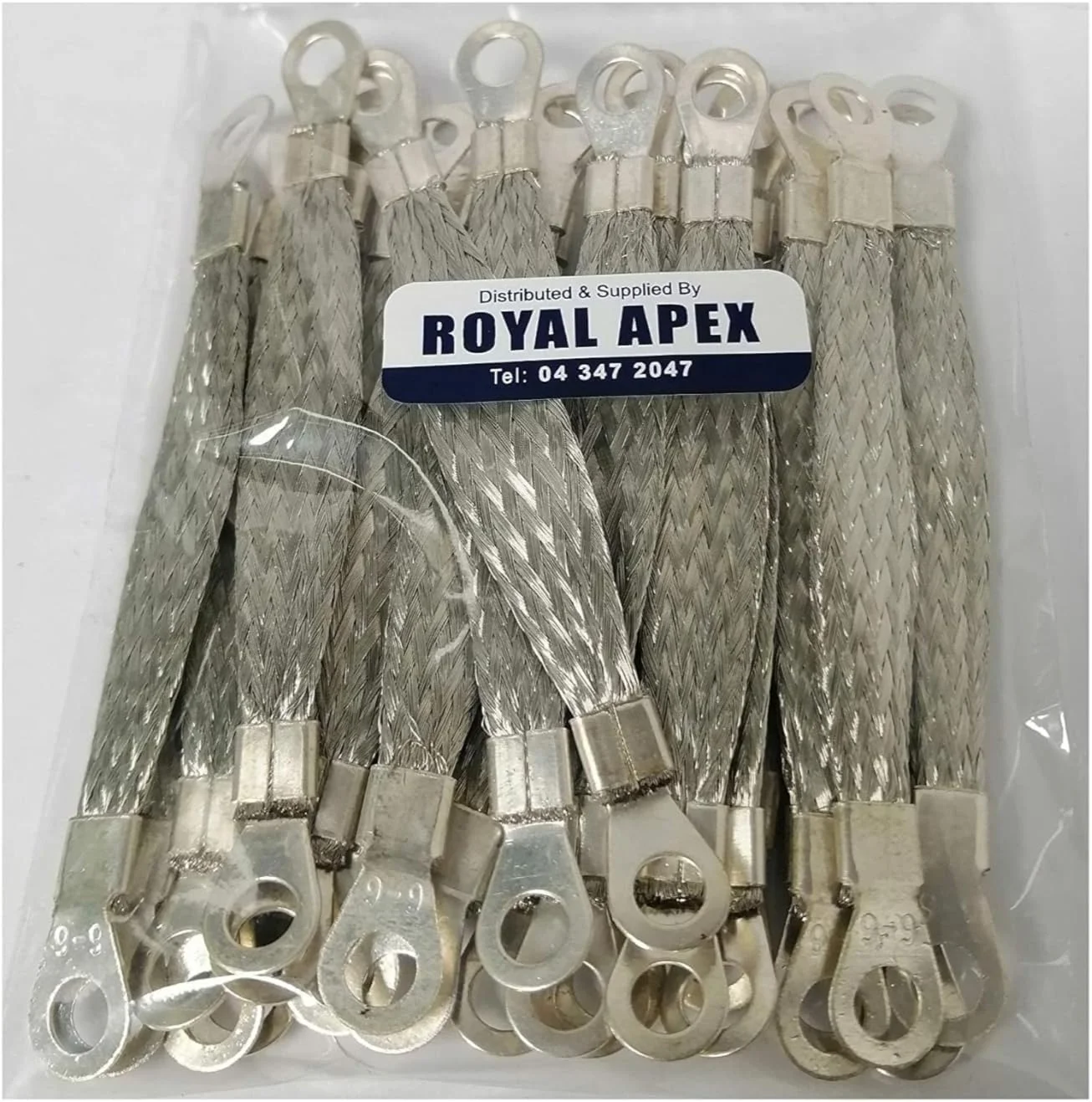 سیم اتصال زمین مسی برای سینی کابل (بسته 100 عددی)