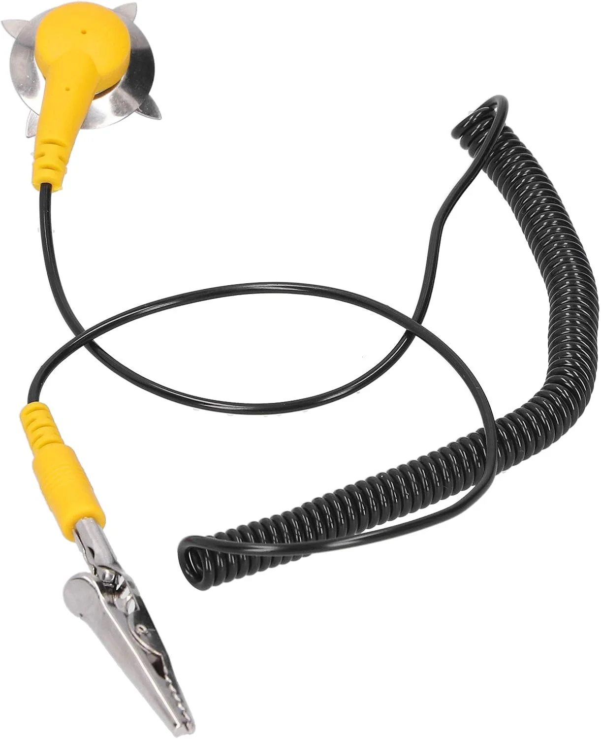 10 عدد سیم اتصال به زمین، 1.8 متری برای کاهش آسیب به قطعات الکتریکی، بند اتصال به زمین ضد الکتریسیته ساکن، کابل الکتریکی محافظت از زمین