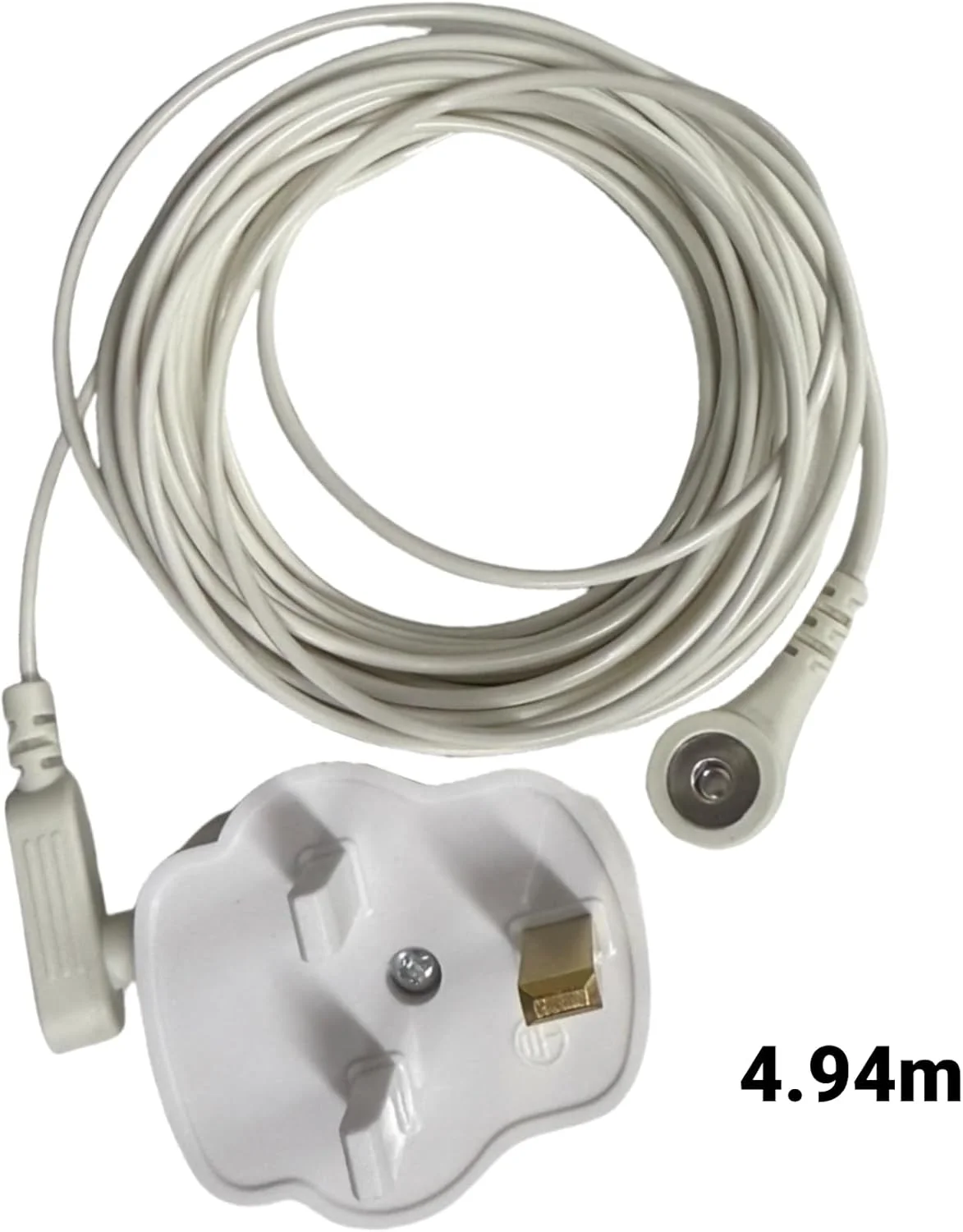 پریز اتصال به زمین بریتانیایی با کابل اتصال به زمین 4.94 متری، سیم اتصال به زمین برای تشک، ملحفه، روبالشتی، پد، مچ بند، پتو با دوشاخه بریتانیایی پریز اتصال به زمین بریتانیایی با کابل اتصال به زمین 4.94 متری، سیم اتصال به زمین برای تشک، ملحفه، روبالشتی، پد، مچ بند، پتو با دوشاخه بریتانیایی