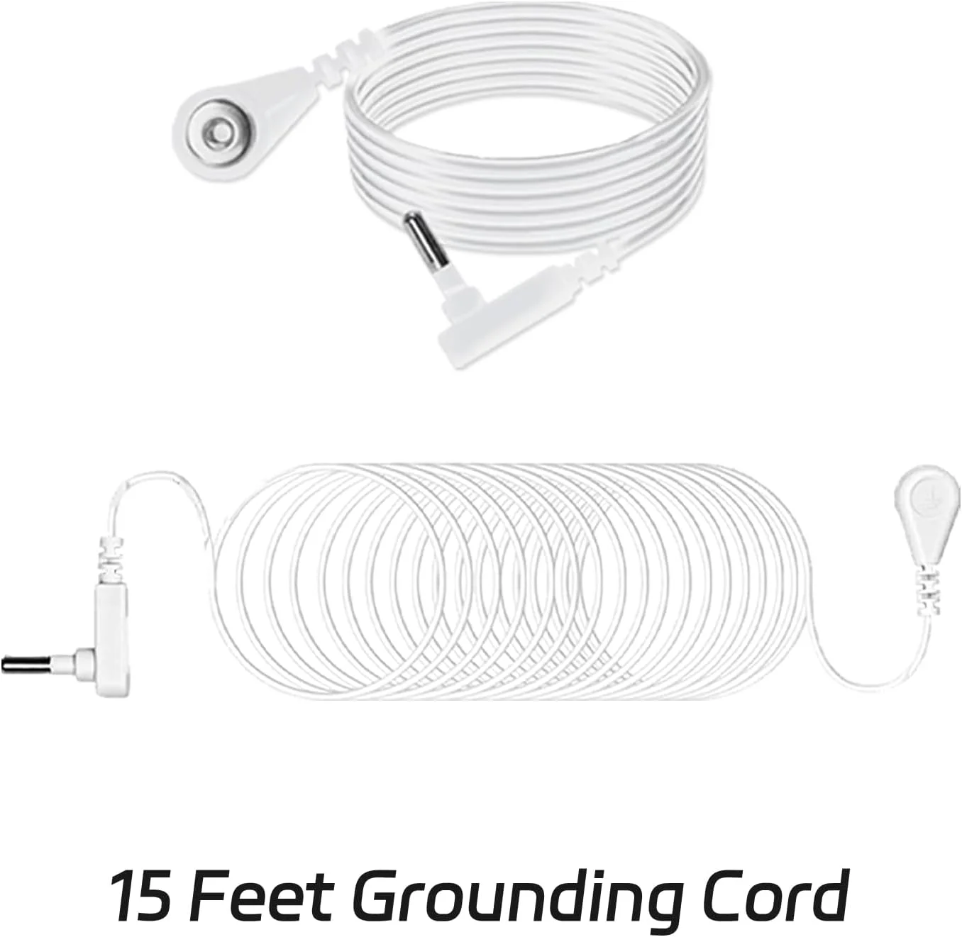 یک عدد سیم اتصال به زمین برای اتصال به زمین/روبالشی، سیم اتصال به زمین جهانی (4.5 متر، سفید) یک عدد سیم اتصال به زمین برای اتصال به زمین/روبالشی، سیم اتصال به زمین جهانی (4.5 متر، سفید)