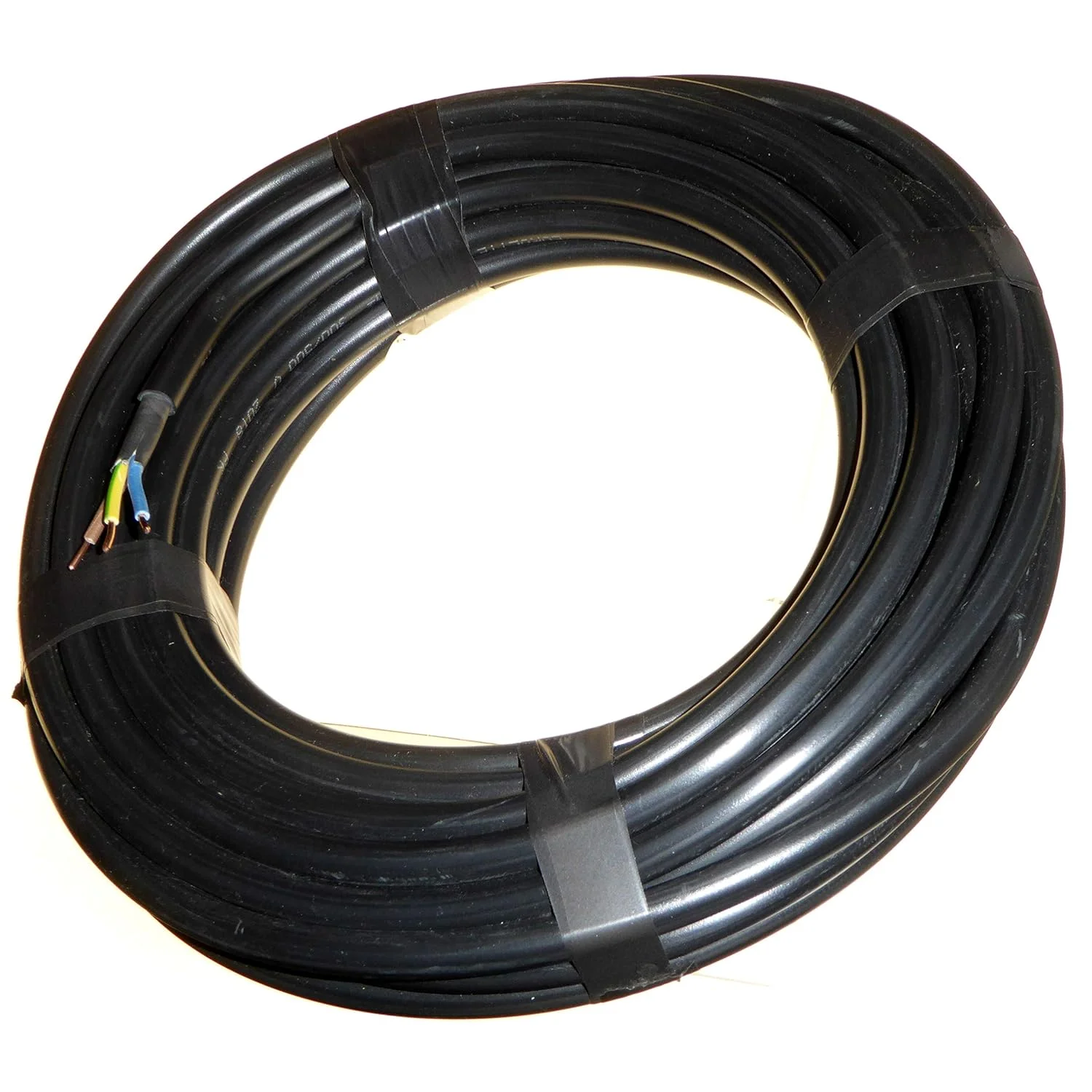 کابل مقاوم سه هسته ای 1.5 میلی متری به طول 5 متر (CYKY-J) - مناسب برای سیم کشی دائمی، ایده آل برای روشنایی فضای باز/باغ، ویژگی های آب و غیره - در صورت دفن زیرزمینی باید در داخل لوله مناسب محصور شود کابل مقاوم سه هسته ای 1.5 میلی متری به طول 5 متر (CYKY-J) - مناسب برای سیم کشی دائمی، ایده آل برای روشنایی فضای باز/باغ، ویژگی های آب و غیره - در صورت دفن زیرزمینی باید در داخل لوله مناسب محصور شود