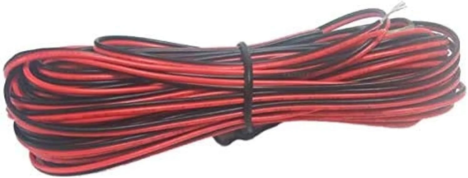 سیم کابل افزایشی عباسعلی 20 متری برای نوارهای ال ای دی، سیم برق حرفه ای مشکی قرمز سیم کابل افزایشی عباسعلی 20 متری برای نوارهای ال ای دی، سیم برق حرفه ای مشکی قرمز