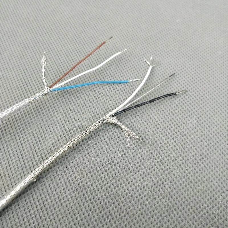 AETOOL - Improv - سیم برق چراغ روشنایی با روکش بافته شده شفاف 24AWGx2C+ طناب سیم فولادی یا 26AWG*3C (1000 متر، 26AWGX3C)