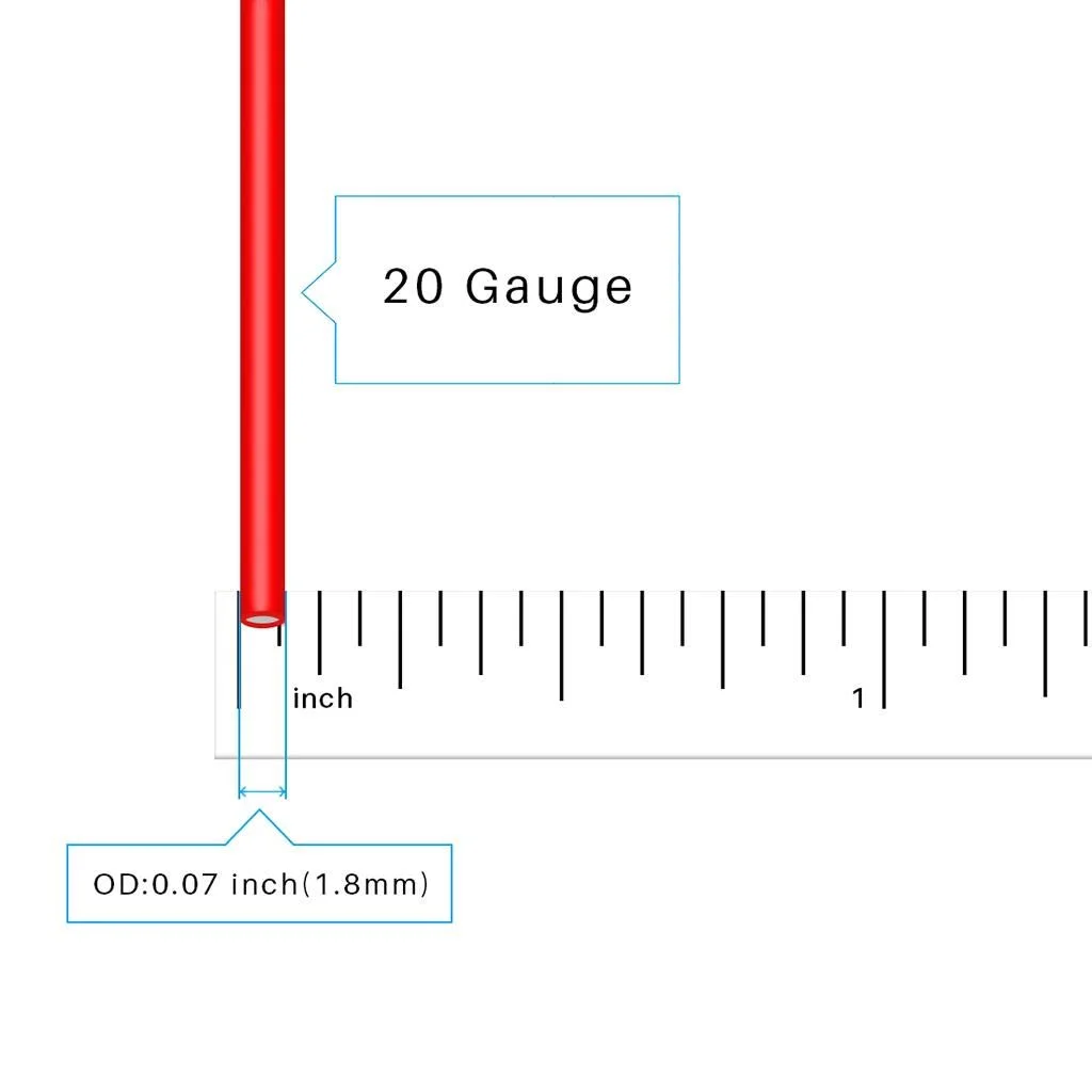 سیم سیلیکونی گیج 20 BNTECHGO، فوق العاده انعطاف پذیر، 7 رنگ، مقاوم در برابر حرارت بالا 200 درجه سانتیگراد، عایق لاستیک سیلیکونی 600 ولت، سیم سیلیکونی 20 AWG، 100 رشته سیم مسی قلع اندود، کابل سیم رشته ای