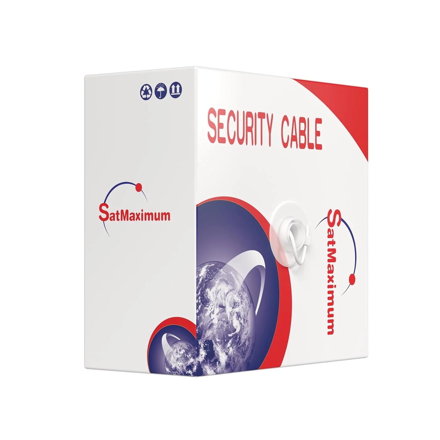 کابل برق ولتاژ پایین شیلددار 224 رشته‌ای، 500 فوت، کابل کنترل سیم دزدگیر، جعبه کشویی PVC