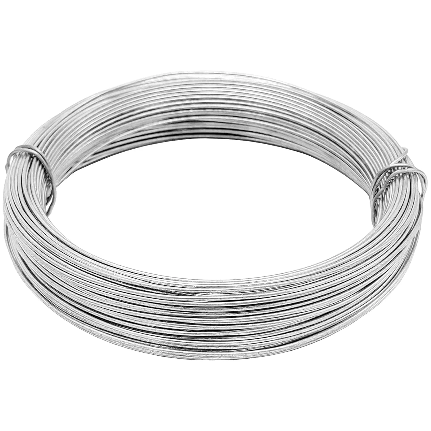 سیم مفتول گالوانیزه Cerpourt گیج 20، طول 30 متر، سیم فولادی چند منظوره ایده آل برای صنایع دستی، پروژه های DIY، بستن و تعمیر حصار