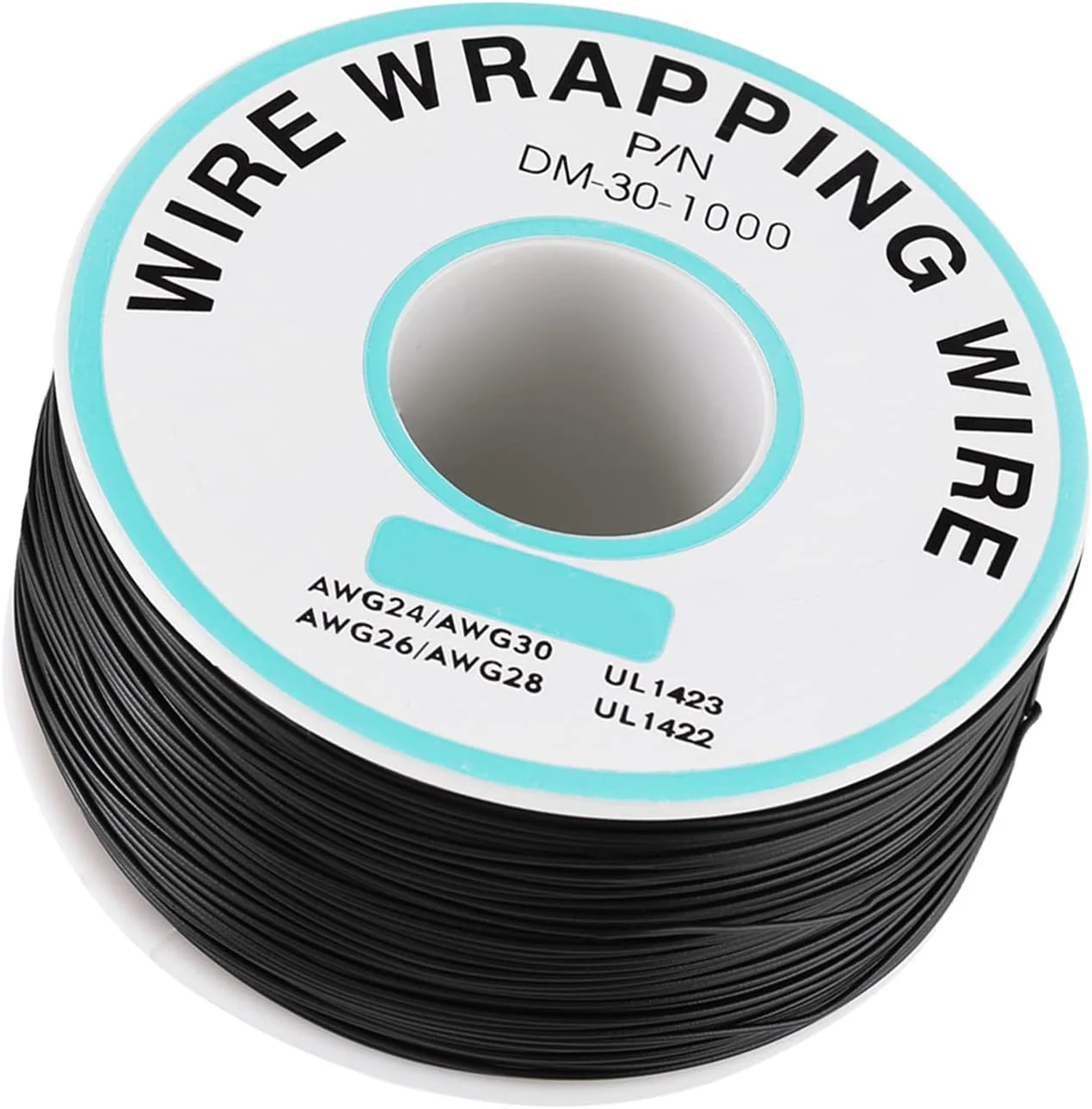 سیم مسی رسانا، سیم هسته ای 0.25 میلی متری، کابل تک سیمه 30 AWG، طول 250 متر، مشکی