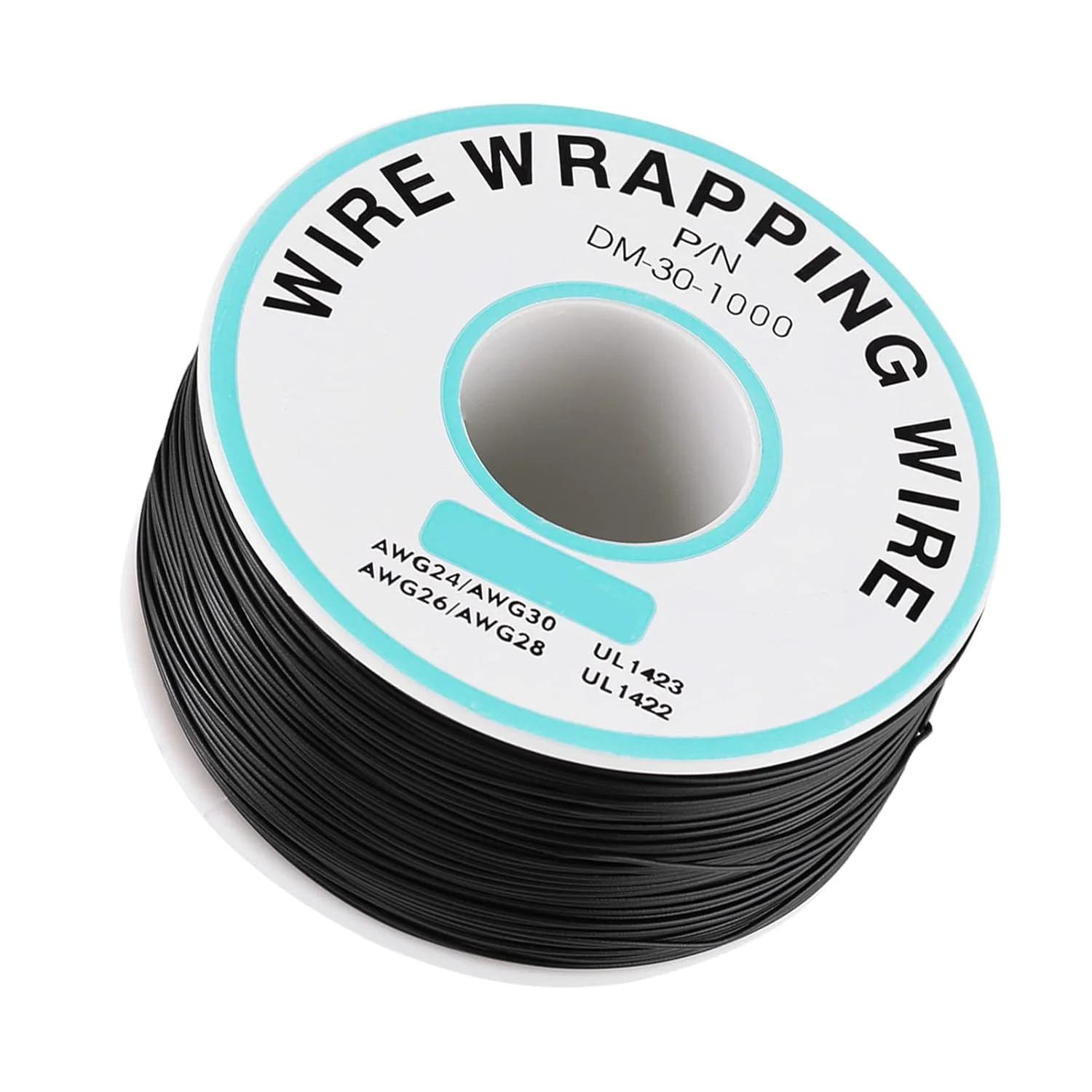 سیم مسی رسانا، کابل 0.25 میلی‌متری، سیم‌پیچ تک رشته‌ای 30AWG، کابل 250 متری مشکی