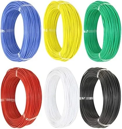 سیم افشان 1007، سیم 5 متری UL1007، کابل الکترونیکی PVC با اندازه های 24awg/26/28/30/22AWG/18AWG/16AWG، سفید/مشکی (رنگ: مشکی، طول: 5 متر)
