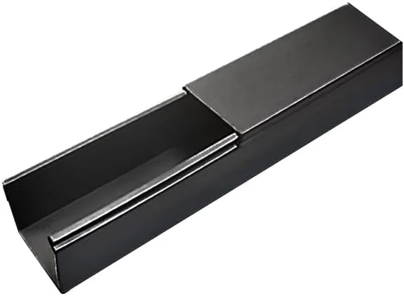 داکت سیم کشی دیواری سخت الکتریکت 2" x 2" - 25 شاخه (یک بسته کامل) - طول کل: 50 متر - مشکی