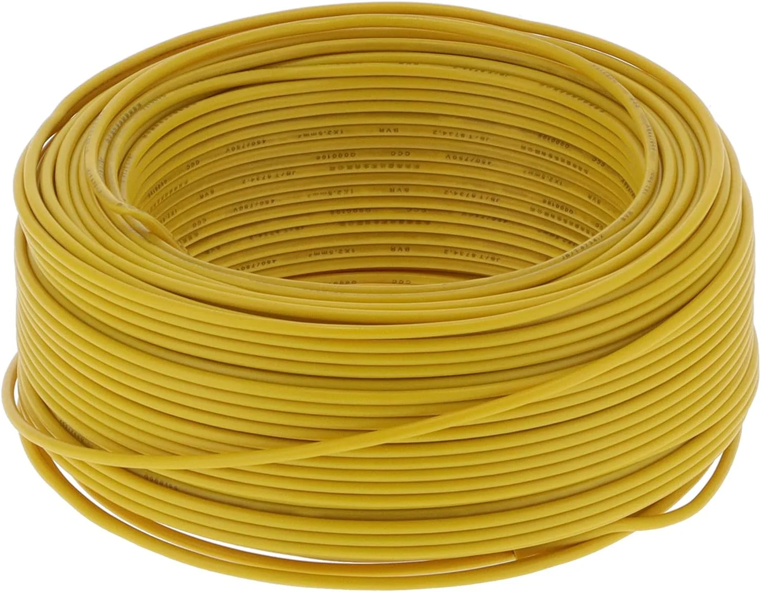 سیم عایق، سیم با روکش PVC، سیم مسی جامد، BVR-1 X 2.5 100M سیم برق پلی وینیل کلراید 19، سیم هادی مسی قرمز