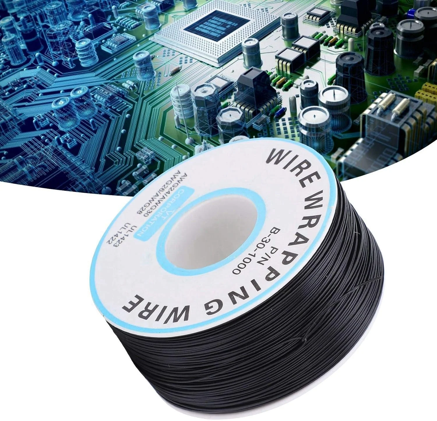 سیم های اتصال هسته جامد، کابل جامد مسی قلع اندود، اثرات اکسیداسیون، برای کیت سیم اتصال DIY (مشکی)