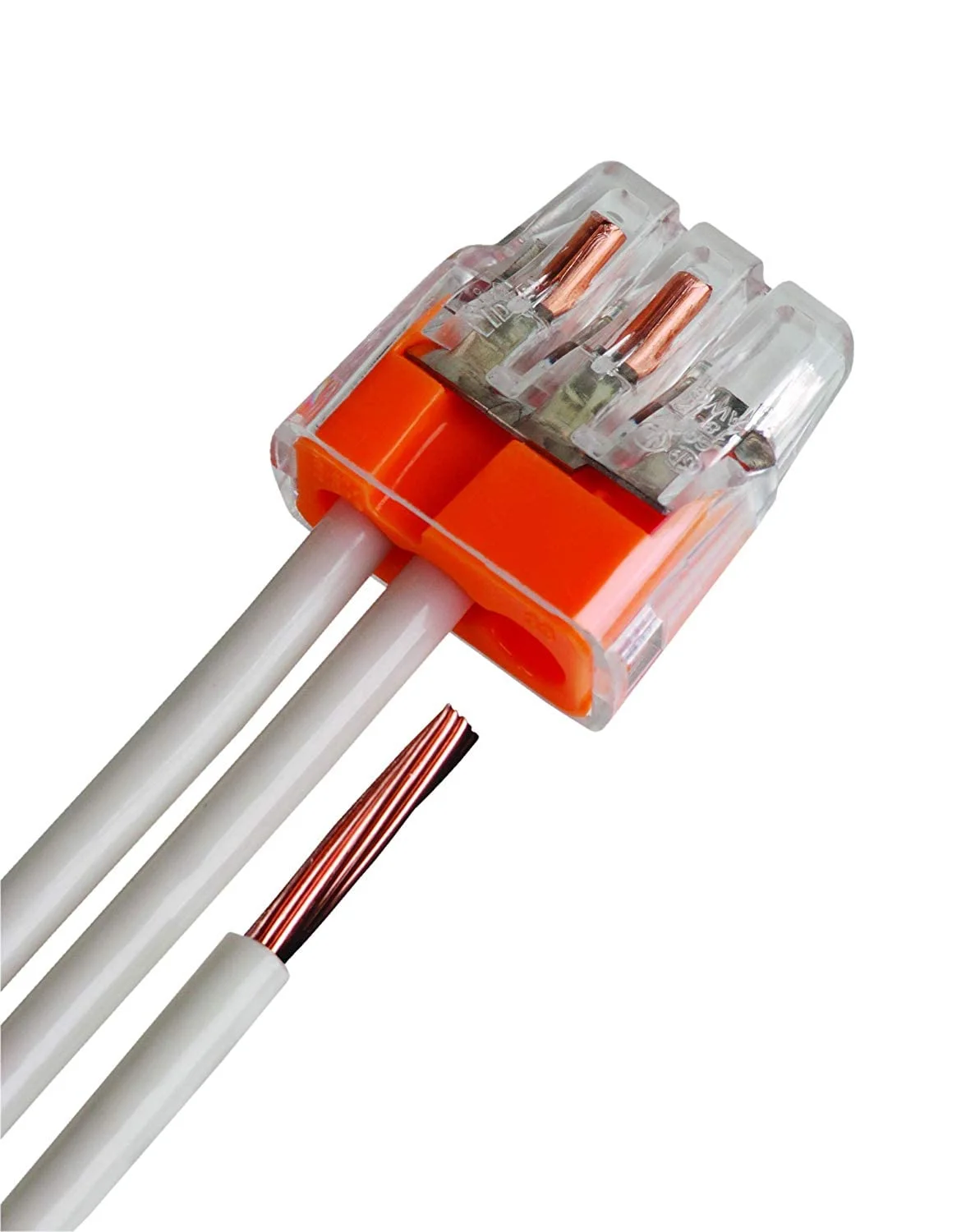 اتصالات سیم فشاری 3 پورت نارنجی این-شور مدل 33، مناسب برای سیم های مفتولی، رشته ای و قلع اندود (بسته 30 عددی) از Ideal Industries