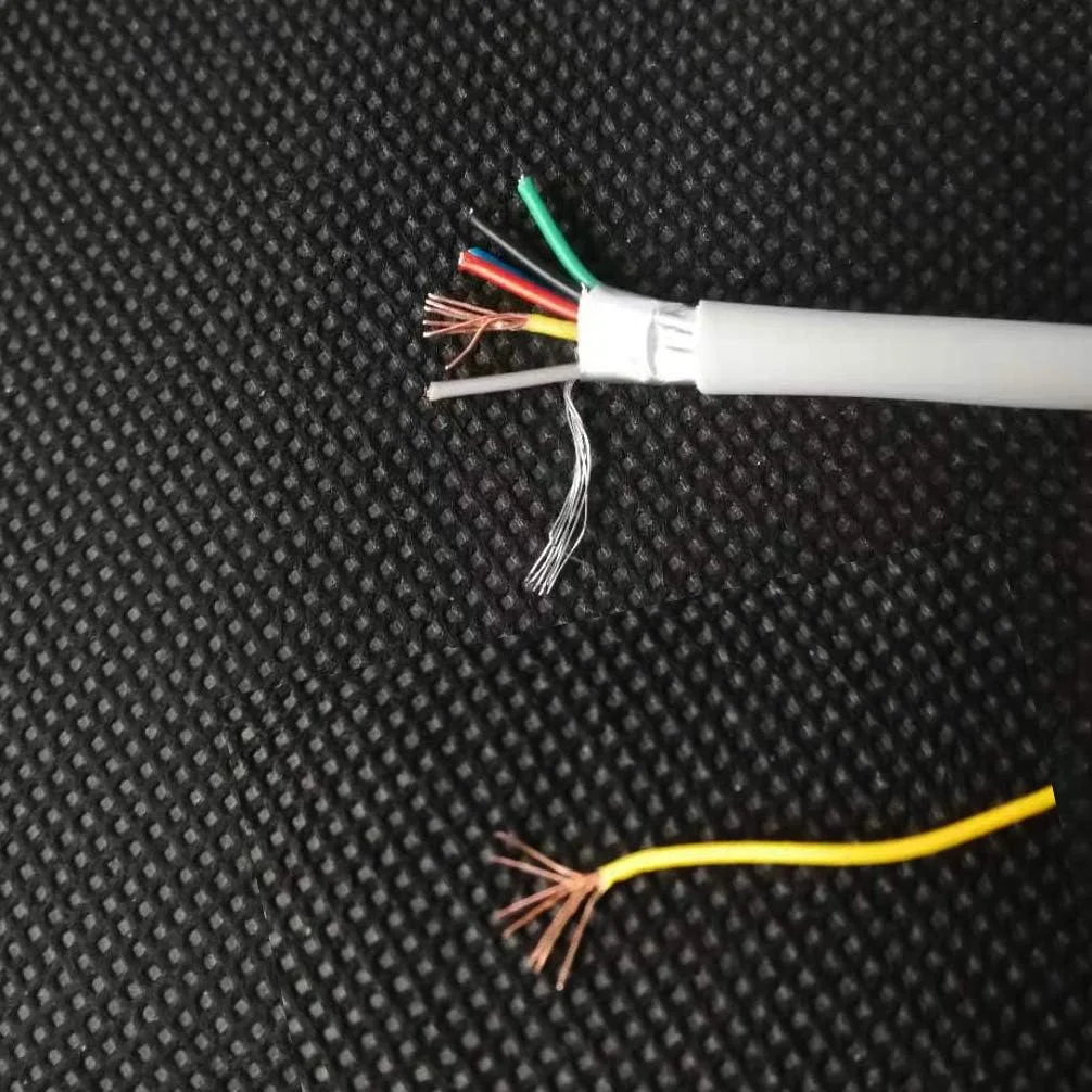 کابل دزدگیر شیلددار InstallerCCTV با 6 رشته سیم و ضخامت 22 AWG، قرقره 26 متری، تمام مس برای سیستم های اعلام حریق/صوت/دزدگیر