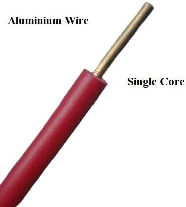 سیم تک هسته آلومینیومی با روکش PVC لیتوست (2.5 میلی‌متر مربع، طول - 90 متر)