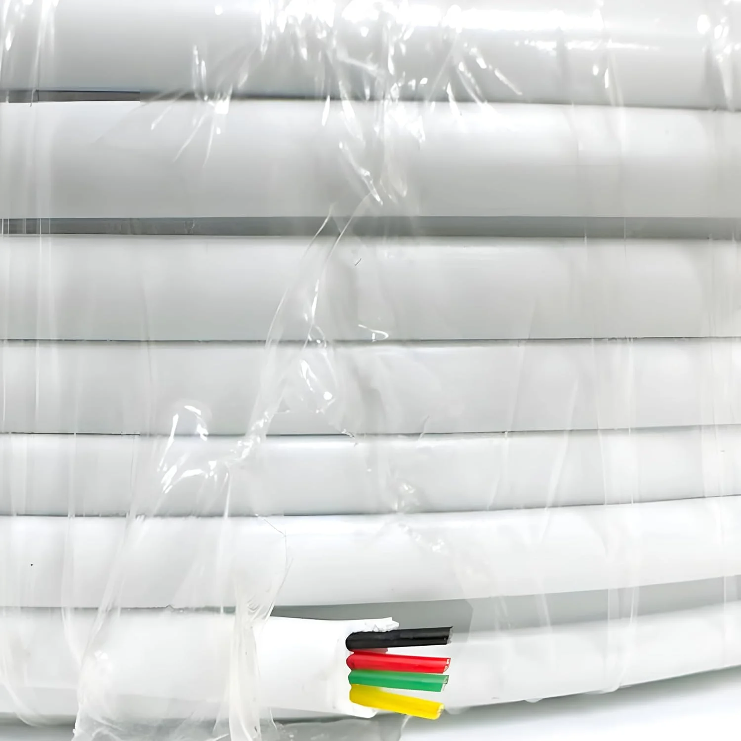 کابل تلفن تخت 4 هسته ای Melfi RJ11 - سیم جامد 90 متری برای اتصالات تلفن و داده قابل اعتماد (سفید 1 رول) کابل تلفن تخت 4 هسته ای Melfi RJ11 - سیم جامد 90 متری برای اتصالات تلفن و داده قابل اعتماد (سفید 1 رول)