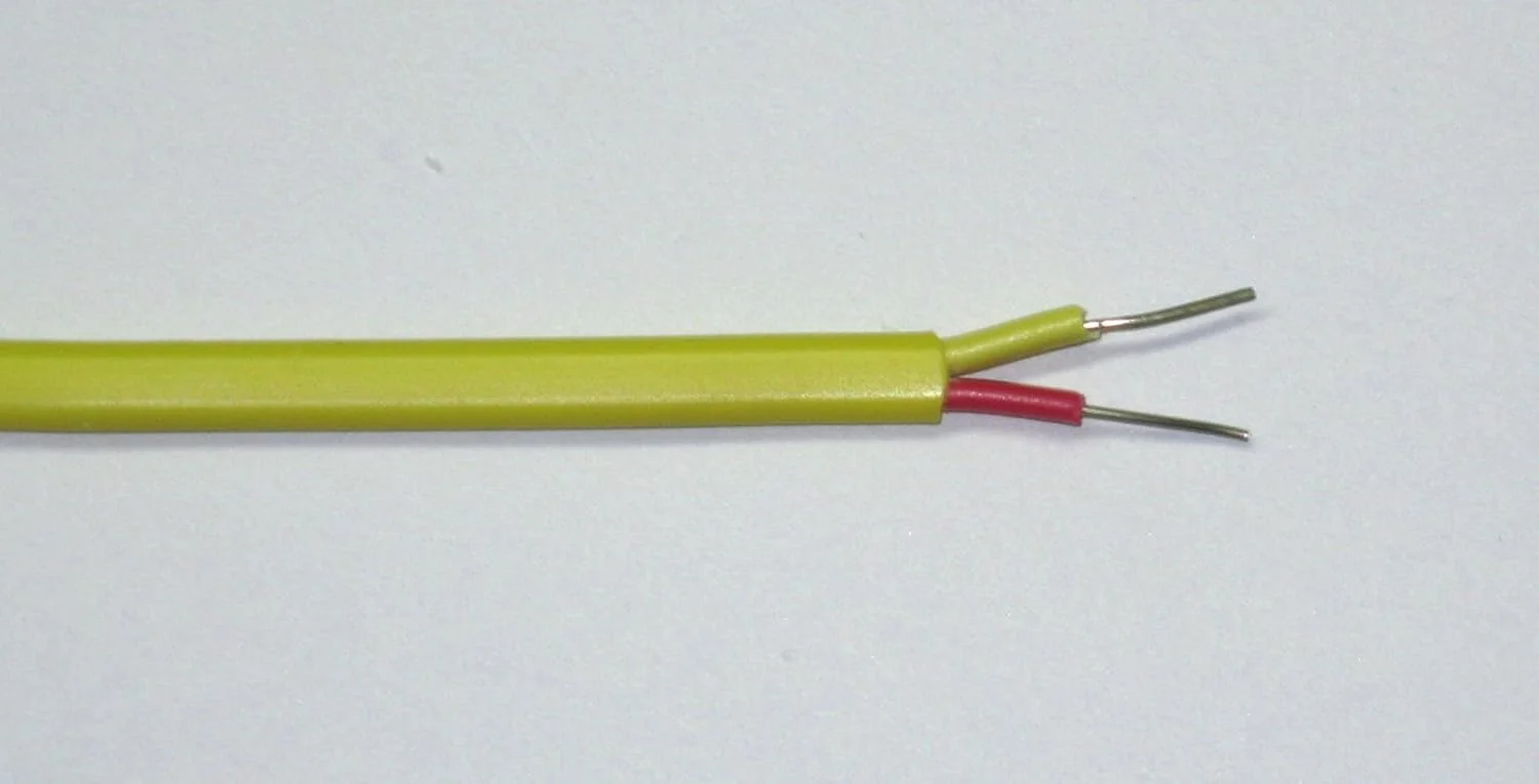 سیم ترموکوپل نوع K ابزار دقیق MN، مفتول جامد AWG 24 با عایق PVC - رول 100 متری