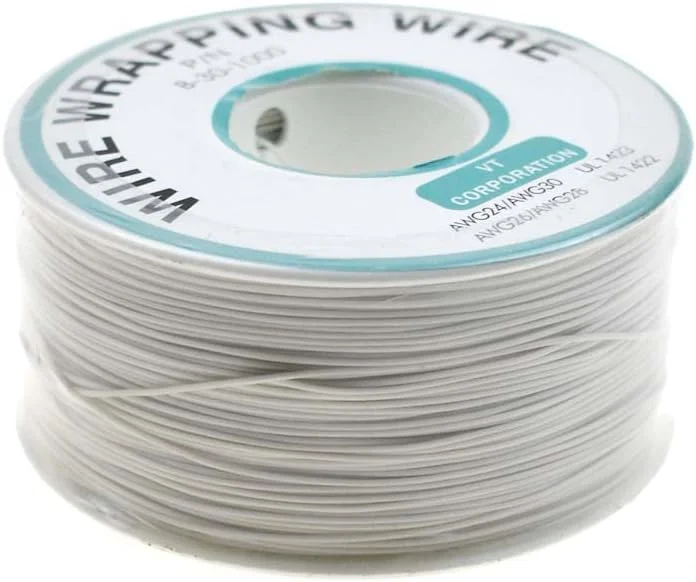 سیم عایق رنگی RELAND SUN، سیم تست 8 رشته ای 30 AWG به طول 250 متر، سیم مسی جامد (سفید) سیم عایق رنگی RELAND SUN، سیم تست 8 رشته ای 30 AWG به طول 250 متر، سیم مسی جامد (سفید)