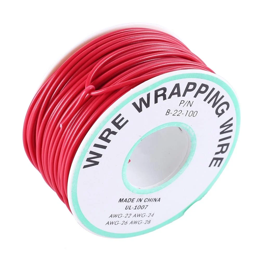 سیم مفتولی 22 AWG، سیم مسی قلع اندود تک هسته ای، سیم اتصال لحیم کاری، سیم پرنده برد مدار، سیم جامپر PCB، سیم برق برای سیم های تست PCB و سیم های اتصال داخلی