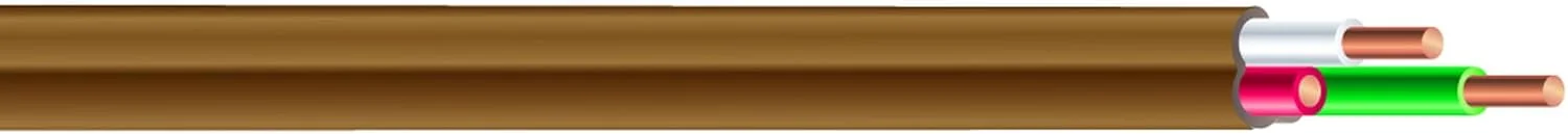 سیم ترموستات Southwire 64168845، هجده گیج، 3 رشته، 500 فوت، سیم مسی جامد، کابل مدار محدود به توان کلاس 2، روکش قهوه ای سیم ترموستات Southwire 64168845، هجده گیج، 3 رشته، 500 فوت، سیم مسی جامد، کابل مدار محدود به توان کلاس 2، روکش قهوه ای