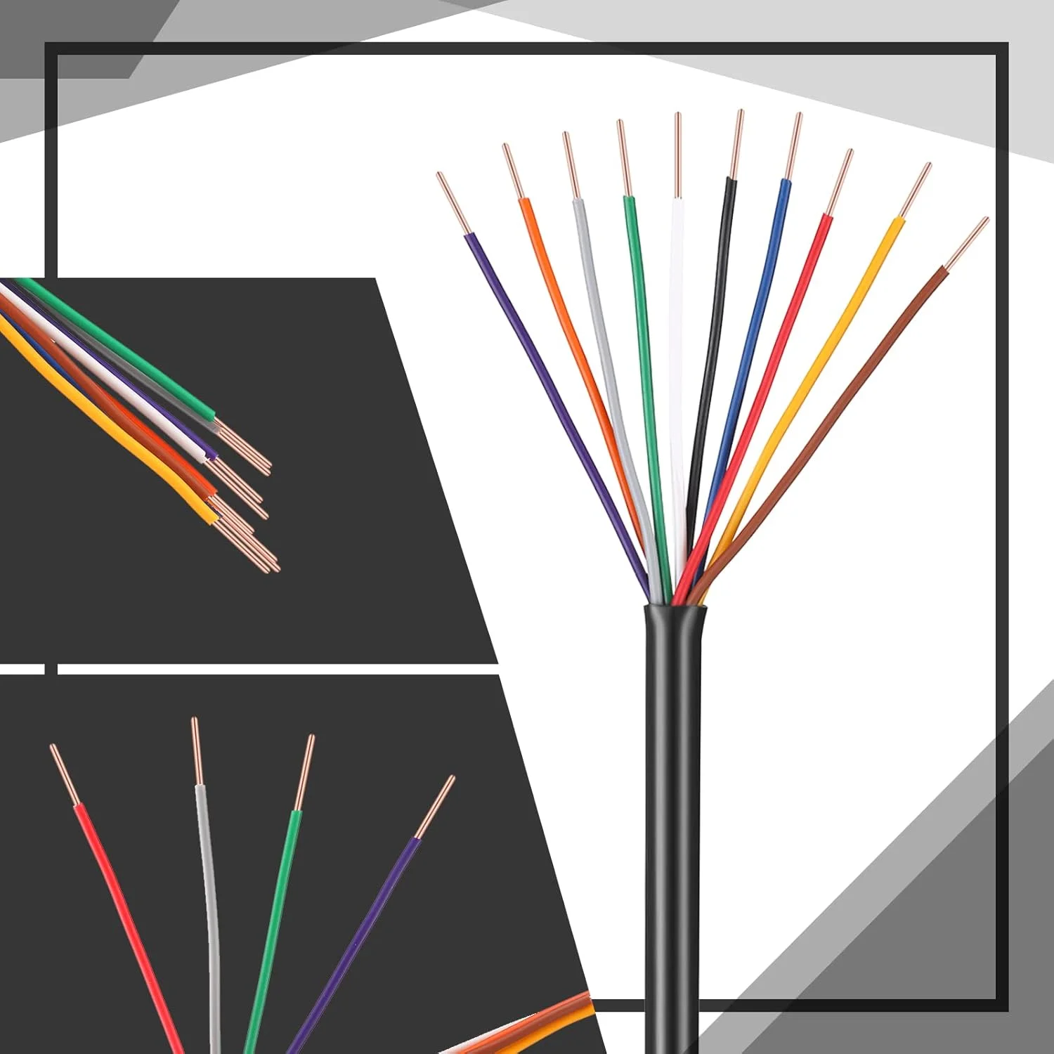 سیم جامد سیستم آبپاش، سیم آبیاری گیج 18 با روکش PVC مقاوم در برابر اشعه ماوراء بنفش، کابل آبپاش برای سیستم آبیاری زیرزمینی، سیستم کنترل مرکزی مزرعه، 30 ولت، دارای گواهی UL (18/10، 30 متر) سیم جامد سیستم آبپاش، سیم آبیاری گیج 18 با روکش PVC مقاوم در برابر اشعه ماوراء بنفش، کابل آبپاش برای سیستم آبیاری زیرزمینی، سیستم کنترل مرکزی مزرعه، 30 ولت، دارای گواهی UL (18/10، 30 متر)