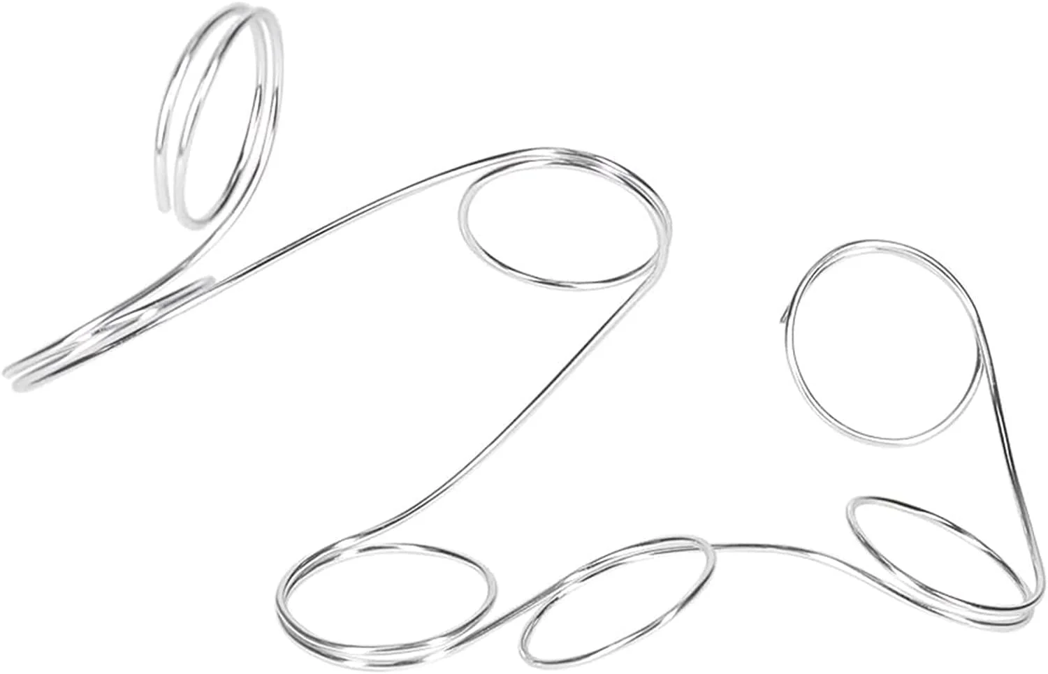 سیم باغبانی، مفتول گالوانیزه نرم و جامد، طول 3/5/60/90 متر، قطر 2.8 میلی متر، سیم فلزی سنگین حصار باغ، نقره ای