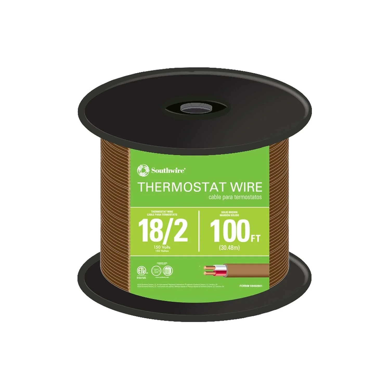 سیم ترموستات وودز کلمن کابل 553026607؛ مس لخت جامد CL2؛ 18/2؛ 500 فوت؛ قهوه ای سیم ترموستات وودز کلمن کابل 553026607؛ مس لخت جامد CL2؛ 18/2؛ 500 فوت؛ قهوه ای