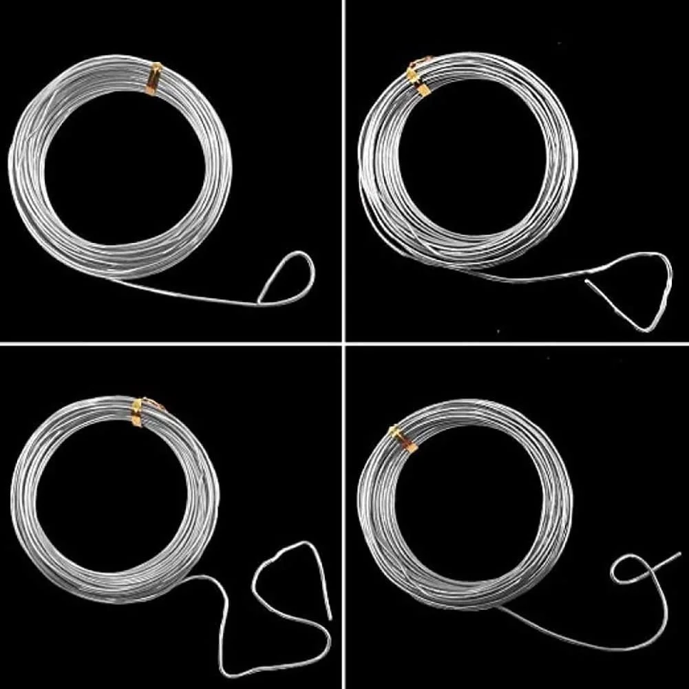 سیم باغبانی، مفتول گالوانیزه نرم و جامد، طول 3/5/60/90 متر، قطر 2.8 میلی متر، سیم فلزی سنگین حصار باغ، نقره ای سیم باغبانی، مفتول گالوانیزه نرم و جامد، طول 3/5/60/90 متر، قطر 2.8 میلی متر، سیم فلزی سنگین حصار باغ، نقره ای