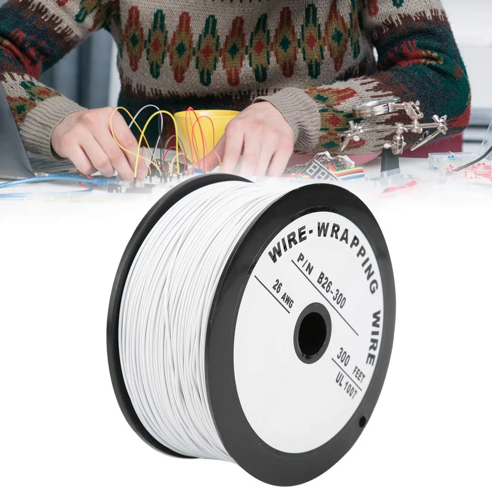 سیم روکش دار سیم کابل برق - سیم برق UL1007 سیم اتصال کابل سیم کشی هوانوردی مس قلع اندود 100 متر 26AWG سیم روکش دار سیم کابل برق - سیم برق UL1007 سیم اتصال کابل سیم کشی هوانوردی مس قلع اندود 100 متر 26AWG