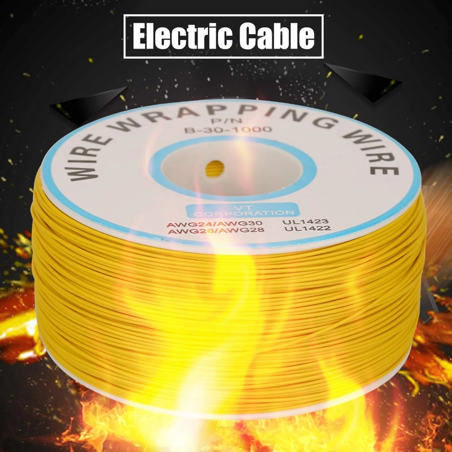 سیم تک رشته مسی روکش دار 30AWG، قلع اندود، عایق انعطاف پذیر، رول 200 متری، قطر هسته 0.25 میلی متر، برای لحیم کاری مادربرد لپ تاپ، ال سی دی، برد بورد، با قرقره پلاستیکی سیم تک رشته مسی روکش دار 30AWG، قلع اندود، عایق انعطاف پذیر، رول 200 متری، قطر هسته 0.25 میلی متر، برای لحیم کاری مادربرد لپ تاپ، ال سی دی، برد بورد، با قرقره پلاستیکی