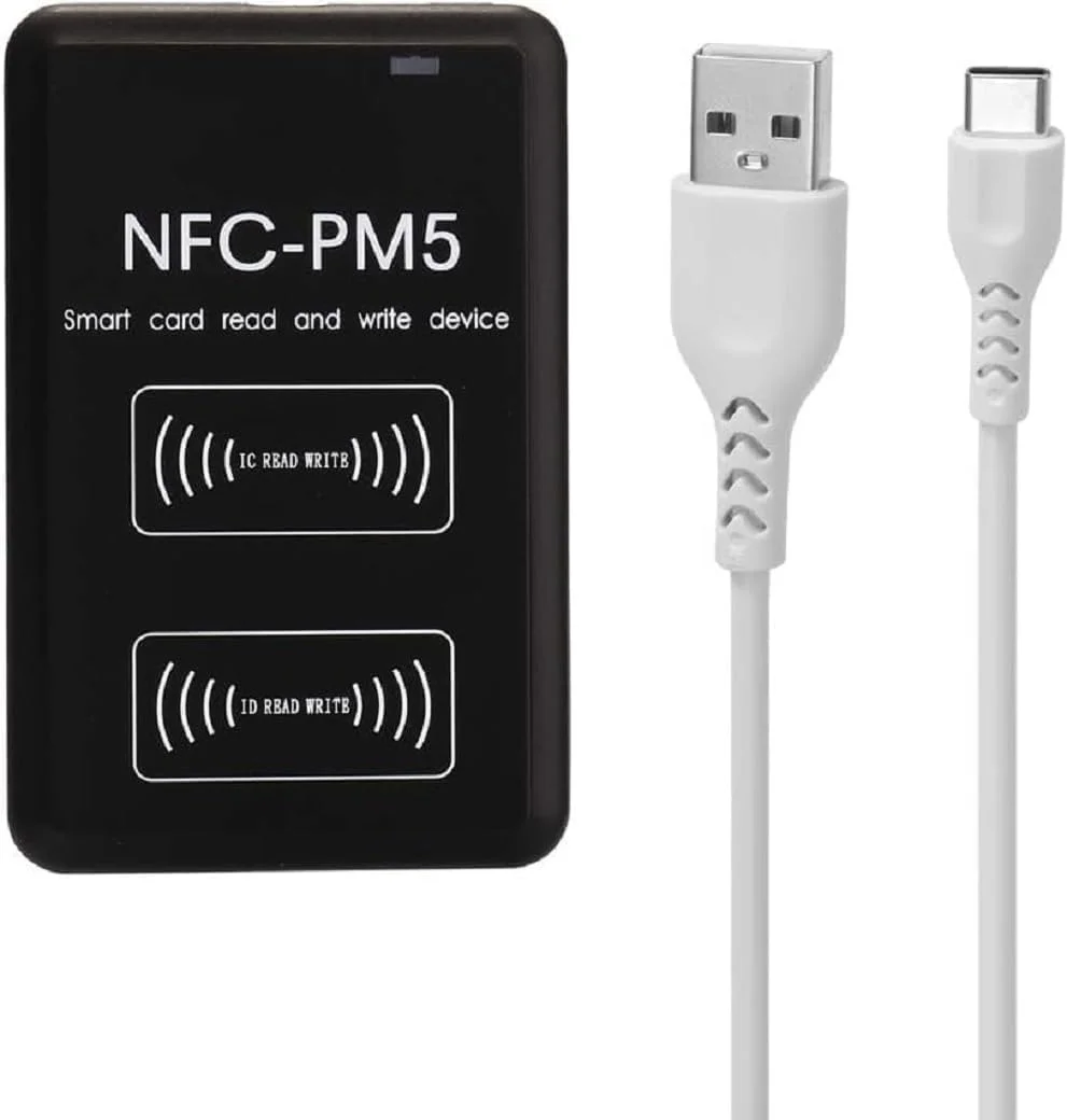 دستگاه کپی کارت هوشمند NFC RFI-D مدل althiqahkey با قابلیت رمزگشایی کامل، دستگاه خواندن و نوشتن کارت هوشمند با فرکانس 125 کیلوهرتز و 13.56 مگاهرتز