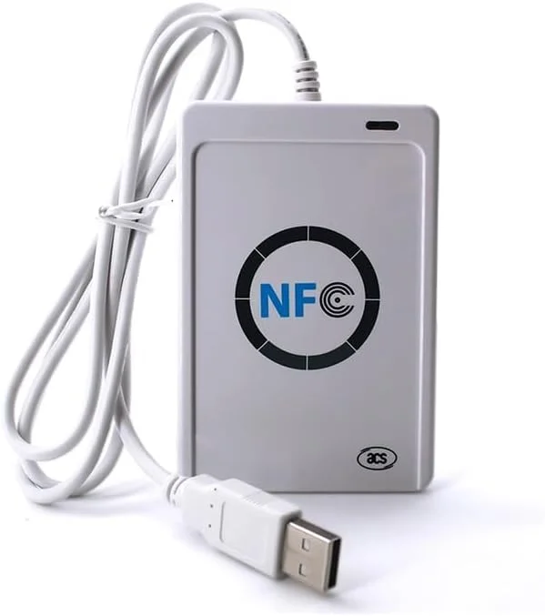 دستگاه کارت خوان هوشمند بدون تماس NFC ACR122U RFID، کارت خوان و نویسنده هوشمند بدون تماس NFC ACR122U RFID / USB + 5 عدد کارت IC دستگاه کارت خوان هوشمند بدون تماس NFC ACR122U RFID، کارت خوان و نویسنده هوشمند بدون تماس NFC ACR122U RFID / USB + 5 عدد کارت IC