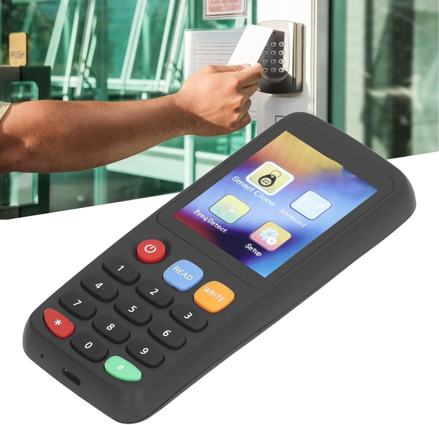 دستگاه کپی، خواندن و نوشتن کارت های RFID و NFC مدل X7-B به همراه 10 کارت (5 عدد 125khz و 5 عدد 13.56mhz) دستگاه کپی، خواندن و نوشتن کارت های RFID و NFC مدل X7-B به همراه 10 کارت (5 عدد 125khz و 5 عدد 13.56mhz)