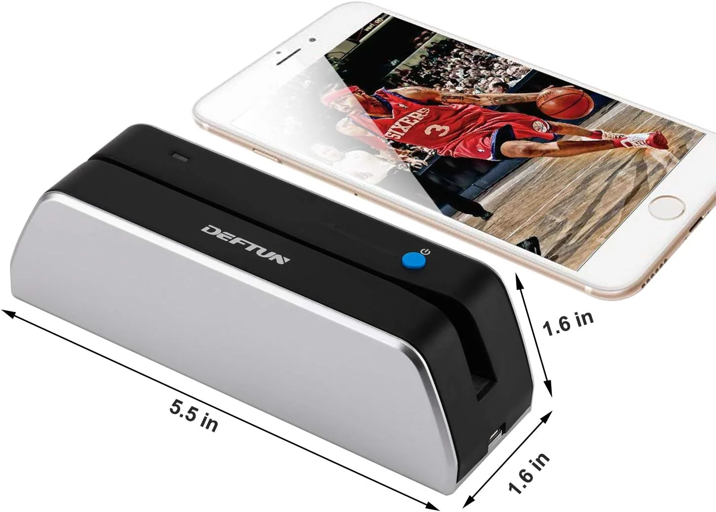 دستگاه کارت خوان/نویسنده نوار مغناطیسی بلوتوثی Deftun MSR-X6(BT) MSRX6BT مینی قابل حمل دستگاه کارت خوان/نویسنده نوار مغناطیسی بلوتوثی Deftun MSR-X6(BT) MSRX6BT مینی قابل حمل