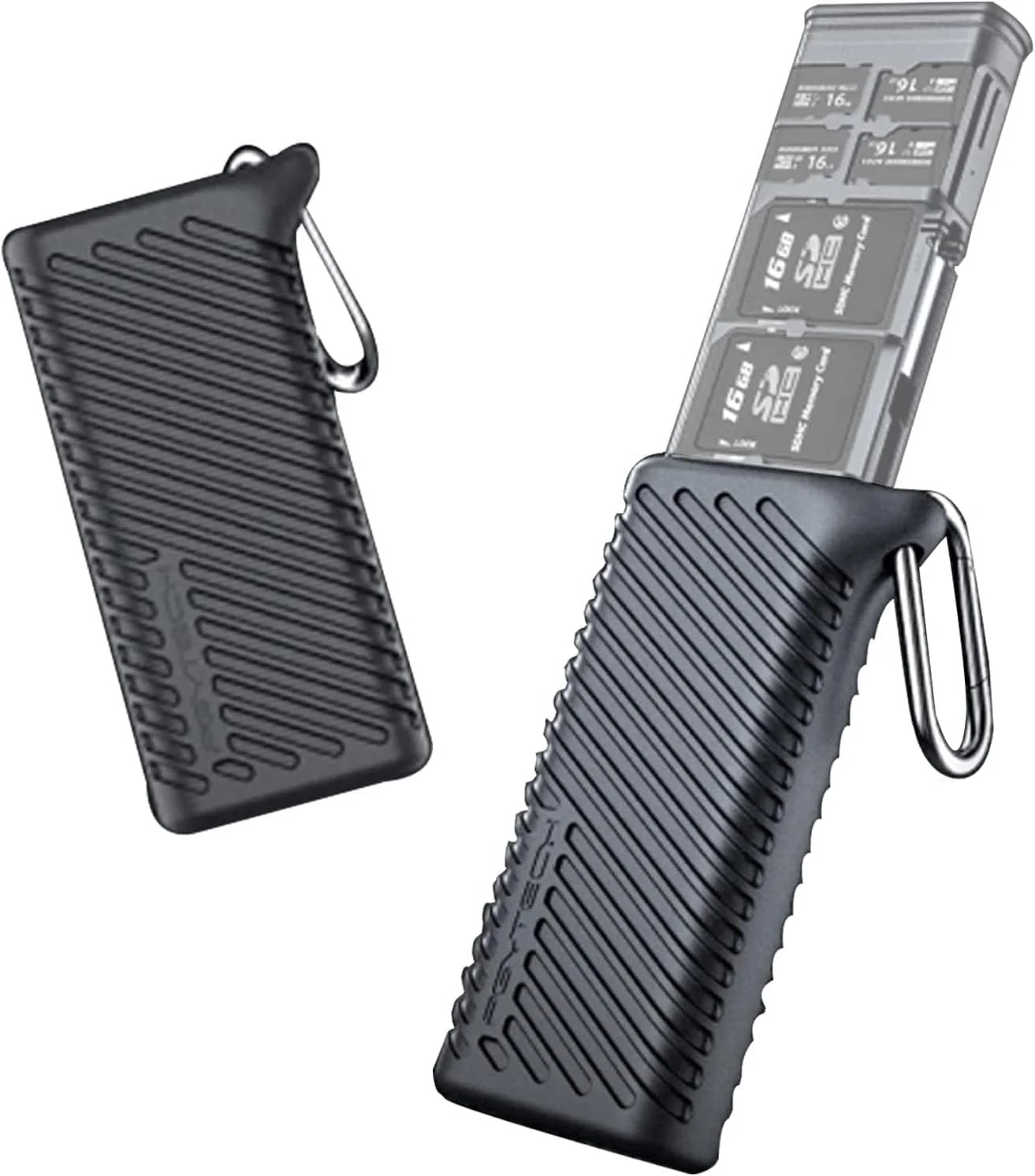 کیف کارت حافظه و کارت خوان PGYTECH CreateMate | کارت خوان پرسرعت USB 3.1 Type-C و کیف نگهداری کارت حافظه SD/TF