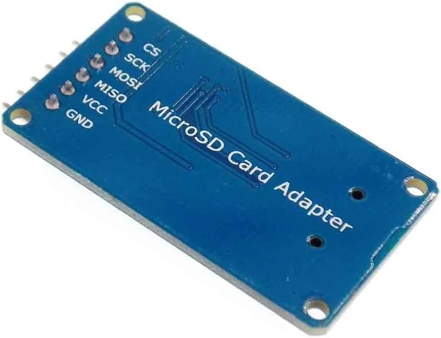 ماژول توسعه حافظه Micro SD با رابط SPI شش پین و آداپتور کارت حافظه Mini TF