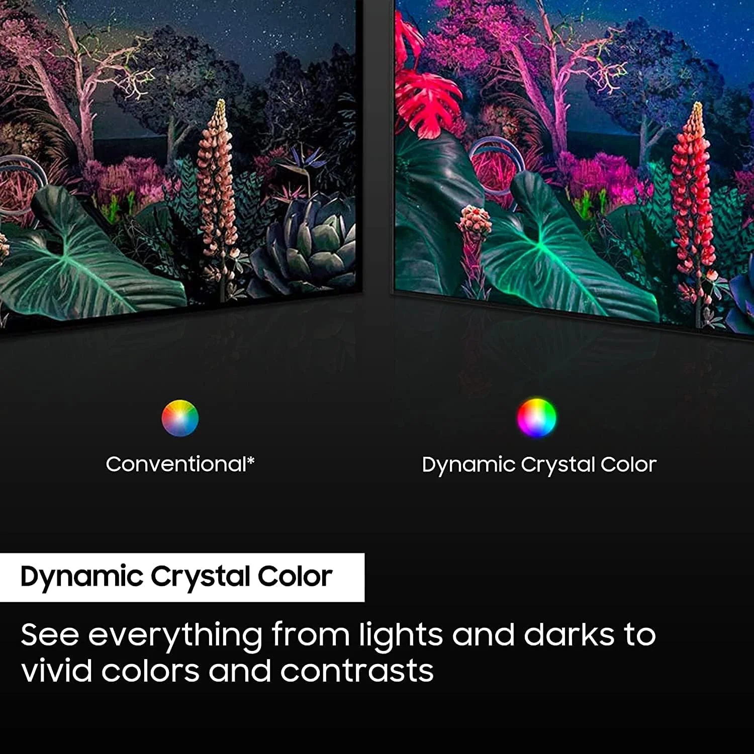 تلویزیون هوشمند 50 اینچ سامسونگ سری کریستال 8 مدل UA50AU8000UXZN، 4K UHD HDR، مدل 2021، مشکی تلویزیون هوشمند 50 اینچ سامسونگ سری کریستال 8 مدل UA50AU8000UXZN، 4K UHD HDR، مدل 2021، مشکی