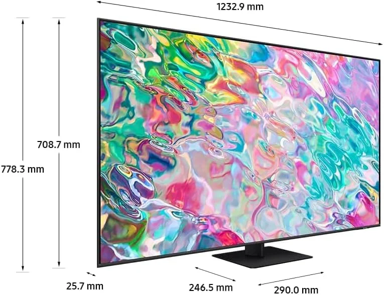 تلویزیون 55 اینچ سامسونگ QLED 4K مدل Q70B با فناوری Quantum HDR و کالیبراسیون LED - QA55Q70BAUXZN (مدل 2022)