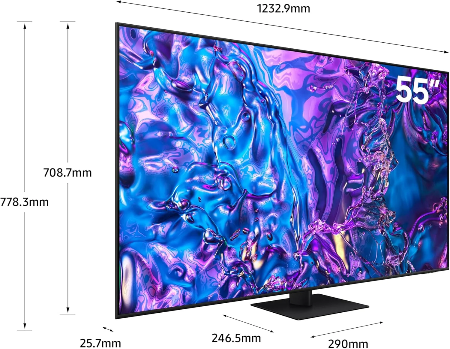 تلویزیون 55 اینچ سامسونگ QLED، مدل Q70D، کیفیت 4K، حجم رنگ 100% با Quantum Dot، ارتقاء کیفیت تصویر 4K AI، سامسونگ TV Plus، شتاب دهنده حرکت 120 هرتز، تلویزیون هوشمند Tizen، مدل QA55Q70DAUXZN (نسخه امارات متحده عربی - 2024) تلویزیون 55 اینچ سامسونگ QLED، مدل Q70D، کیفیت 4K، حجم رنگ 100% با Quantum Dot، ارتقاء کیفیت تصویر 4K AI، سامسونگ TV Plus، شتاب دهنده حرکت 120 هرتز، تلویزیون هوشمند Tizen، مدل QA55Q70DAUXZN (نسخه امارات متحده عربی - 2024)