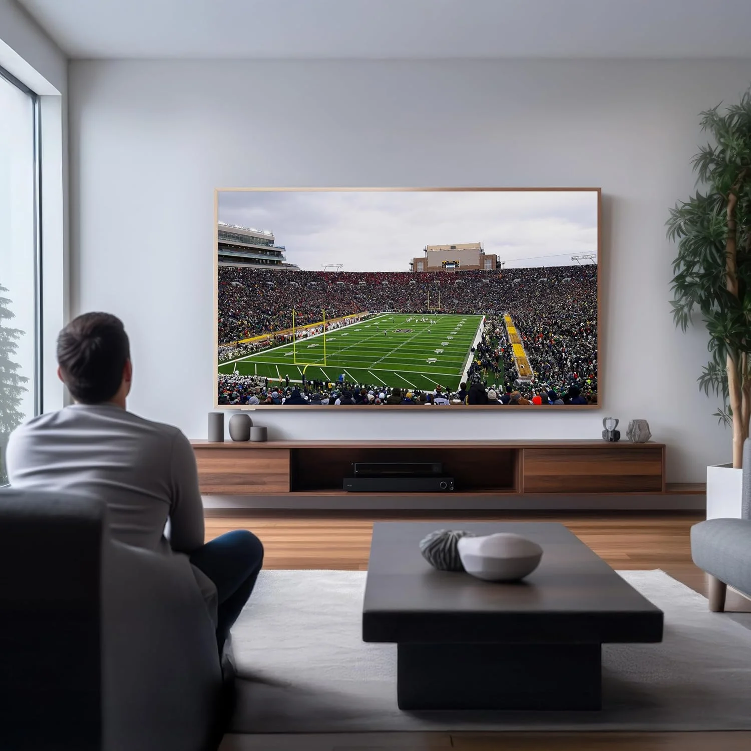 تلویزیون هوشمند 65 اینچی TCL مدل QLED 4K NXTFrame با Google TV (مدل 65A300W، 2024) Dolby Vision HDR و Dolby Atmos، دستیار صوتی Google داخلی با ریموت کنترل صوتی، سازگار با Alexa، تلویزیون استریم تلویزیون هوشمند 65 اینچی TCL مدل QLED 4K NXTFrame با Google TV (مدل 65A300W، 2024) Dolby Vision HDR و Dolby Atmos، دستیار صوتی Google داخلی با ریموت کنترل صوتی، سازگار با Alexa، تلویزیون استریم