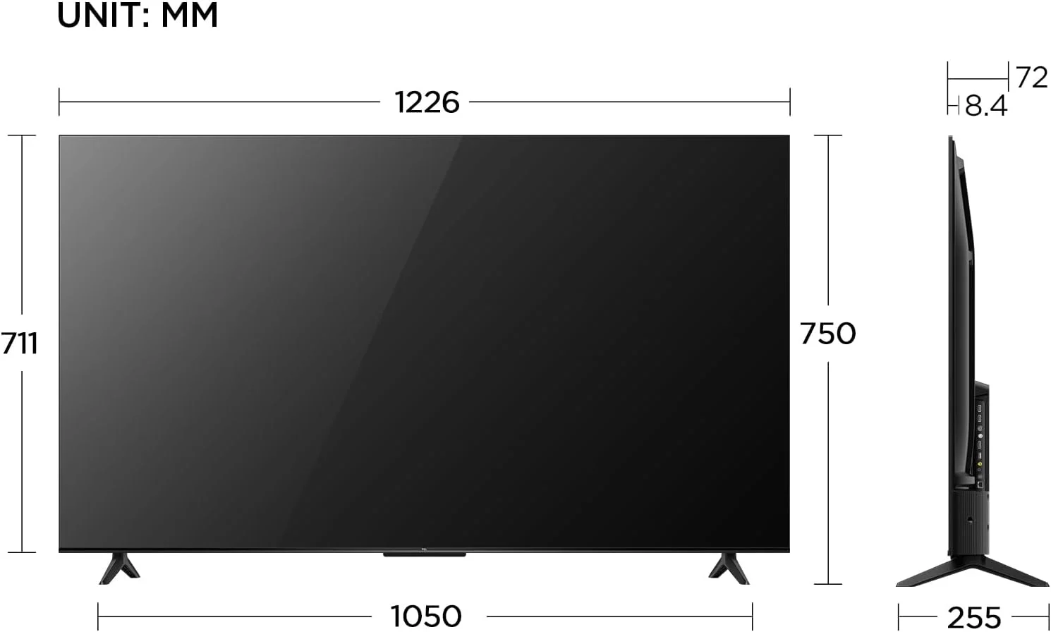 تلویزیون هوشمند 55 اینچ 4K UHD گوگل تیسیال، HDR 10، Dolby Audio، تقویت رنگ پویا، طراحی فلزی بدون حاشیه (مدل 2024) 55P69B مشکی تلویزیون هوشمند 55 اینچ 4K UHD گوگل تیسیال، HDR 10، Dolby Audio، تقویت رنگ پویا، طراحی فلزی بدون حاشیه (مدل 2024) 55P69B مشکی