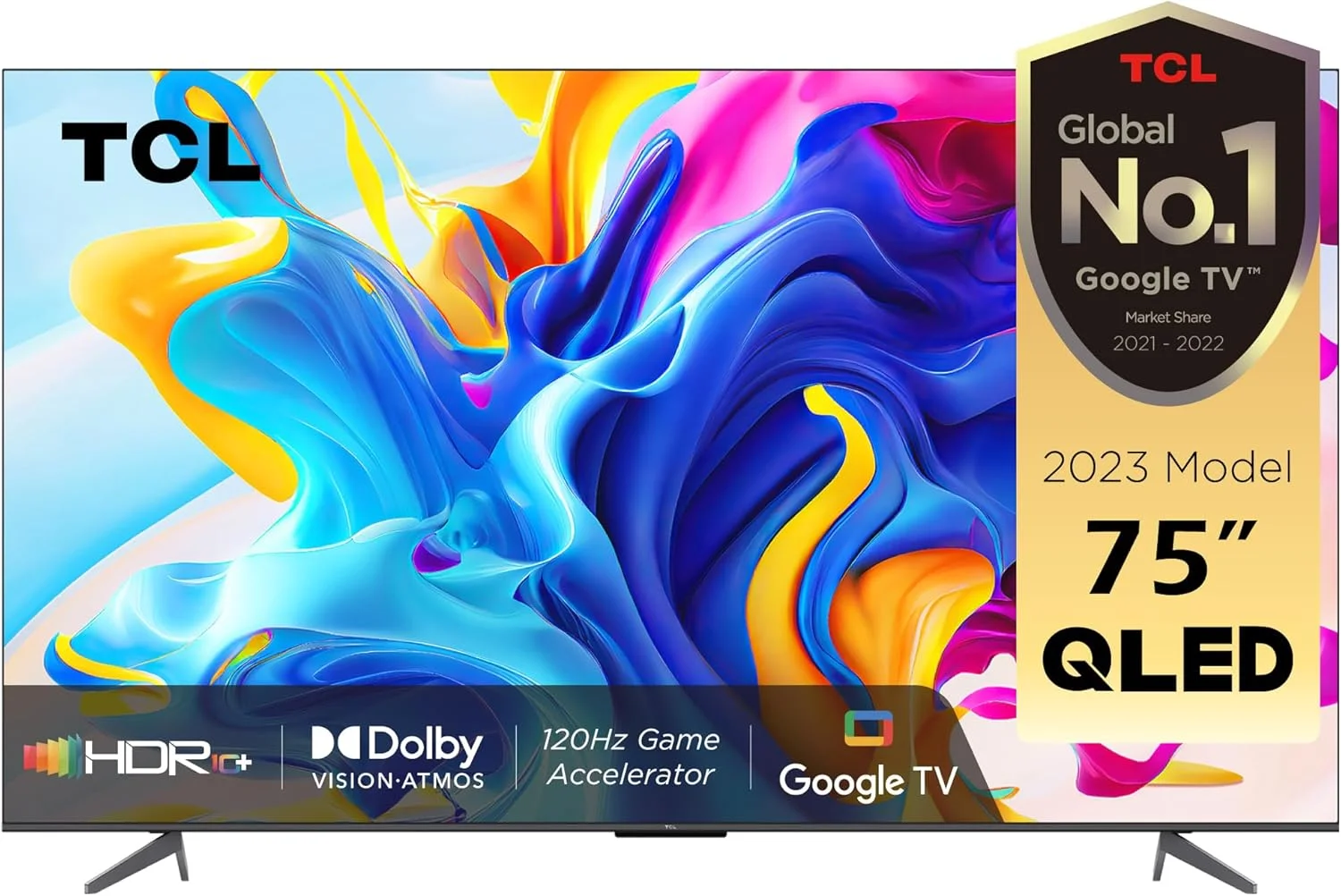 تلویزیون هوشمند 75 اینچی TCL 4K QLED HDR 10+ با فناوری Dolby Vision Atmos Game Master و دامنه رنگ گسترده Quantum Dot مدل 75C645 (مدل 2023) تلویزیون هوشمند 75 اینچی TCL 4K QLED HDR 10+ با فناوری Dolby Vision Atmos Game Master و دامنه رنگ گسترده Quantum Dot مدل 75C645 (مدل 2023)
