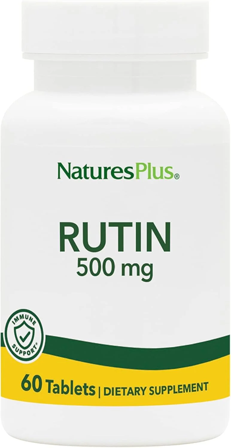 مکمل روتین 500 میلی گرم نیچرز پلاس، 60 قرص - برای تقویت خواص آنتی اکسیدانی، مناسب برای گیاهخواران، بدون گلوتن