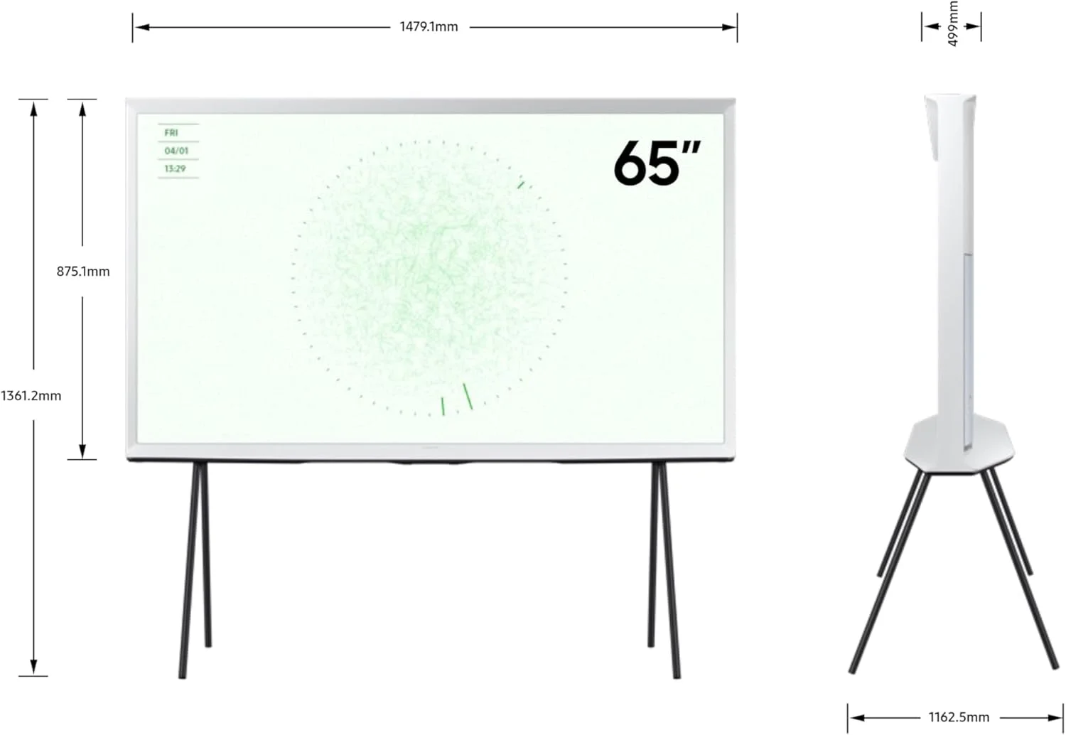 تلویزیون 65 اینچ سامسونگ مدل The Serif، LS01D، 4K، QLED، طراحی 360 درجه، صفحه نمایش مات، پایه جداشدنی، تلویزیون هوشمند Tizen، QA65LS01DAUXZN (نسخه امارات - 2024) تلویزیون 65 اینچ سامسونگ مدل The Serif، LS01D، 4K، QLED، طراحی 360 درجه، صفحه نمایش مات، پایه جداشدنی، تلویزیون هوشمند Tizen، QA65LS01DAUXZN (نسخه امارات - 2024)