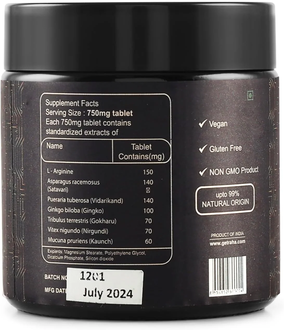 رها - فرمولاسیون سلامت بانوان (مارچوبه نیرگوندی)، مکمل غذایی گیاهی، برای شادابی کامل بانوان، افزایش قدرت، عملکرد و انگیزه - 60 قرص